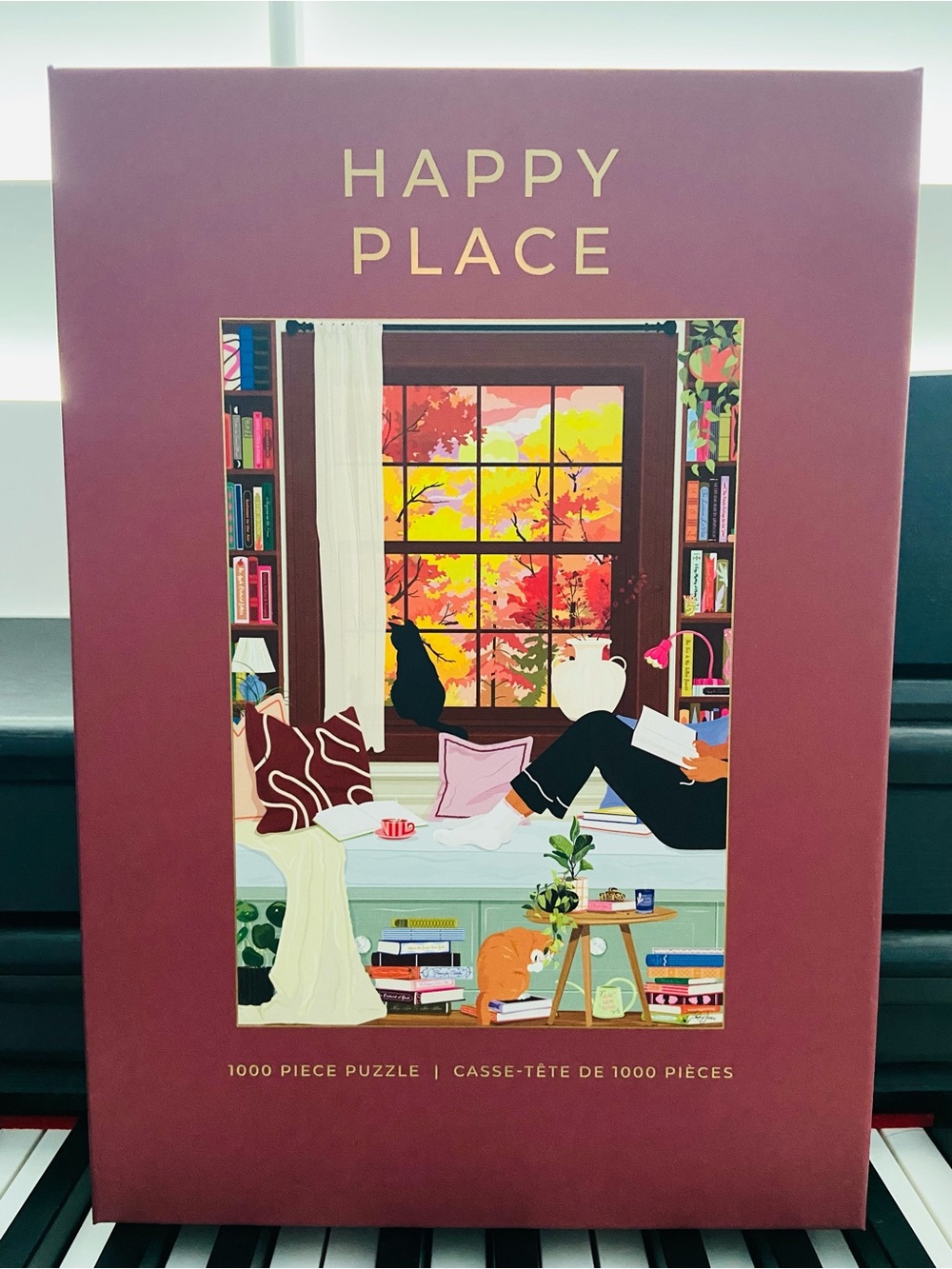 HOBBRY 1000-Piece Jigsaw Puzzle: Happy Place— NEW!